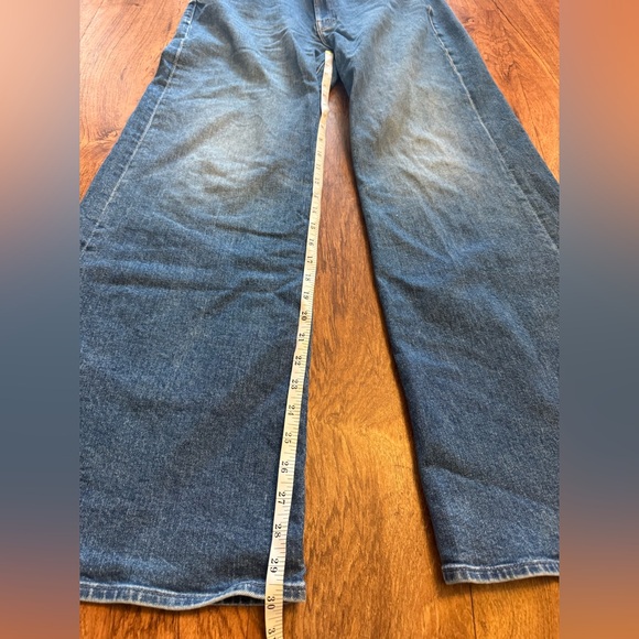 MOTHER Wide-Leg Jeans in Denim Blue - Picture 14 of 14